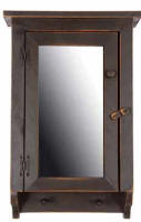 Benton Mirrored Cabinet Black