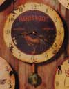Rooster Farmer's Market clock