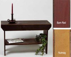 Westbrook Bench Barn Red