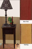 Heritage One Draw End Table Nutmeg