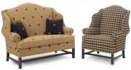 Vermont Settle and chair